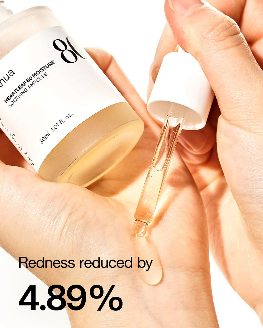 Ampoule Apaisante Hydratante 80% Heartleaf