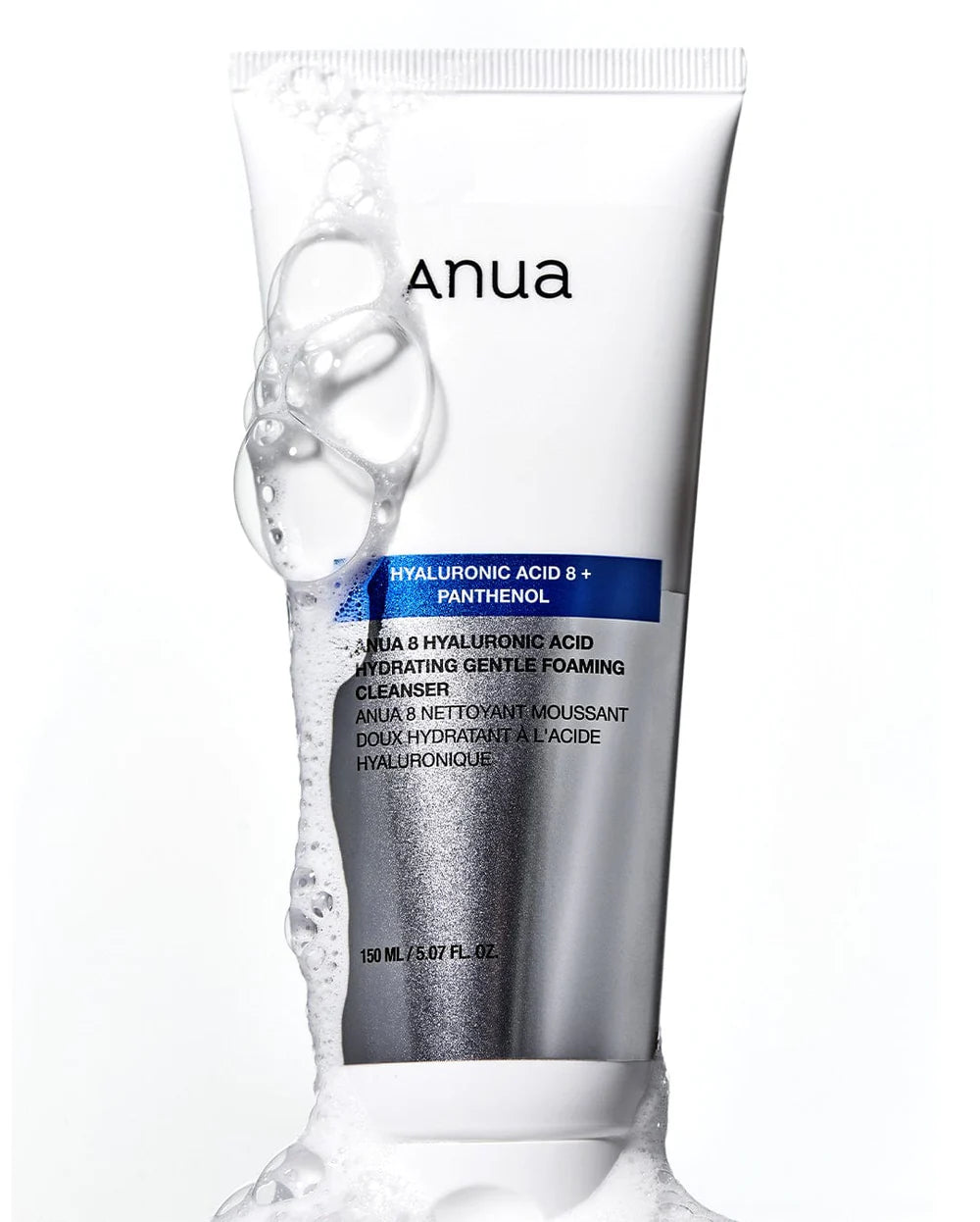 Nettoyant Moussant Doux Hydratant à l'Acide Hyaluronique 8